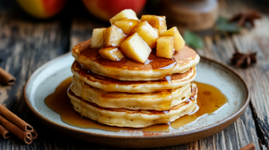 Apple cinnamon pancakes