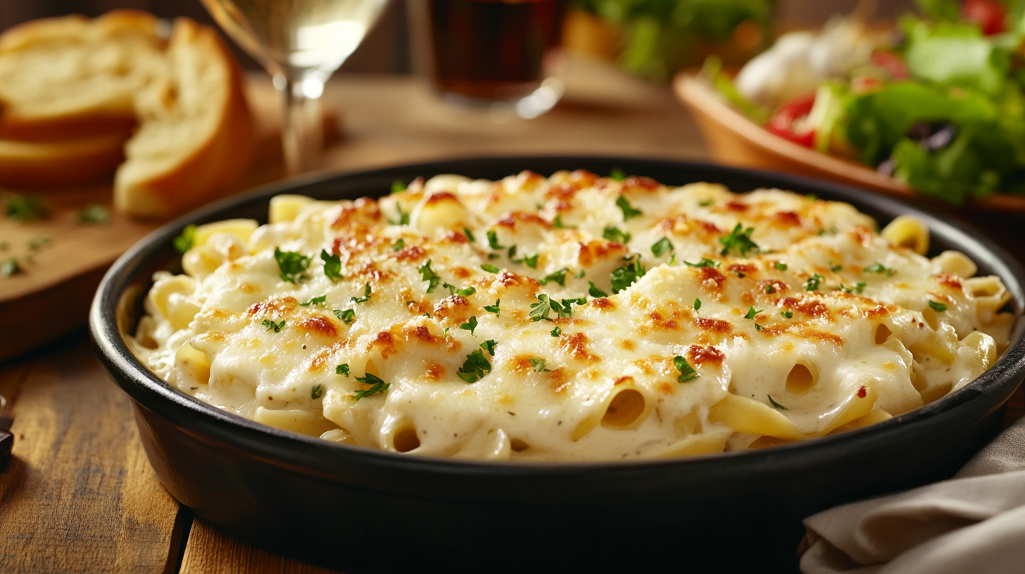 Baked Fettucinie Alfredo