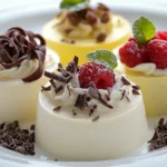 A Dessert Plate Showcasing the recipe In Different Flavors And Presentations