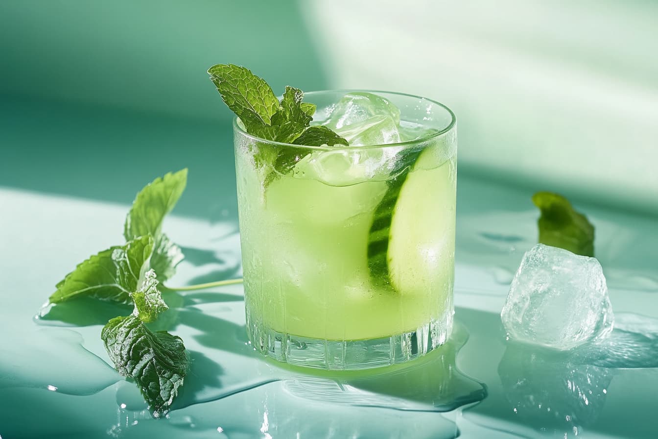 Cucumber Mint Lemonade.