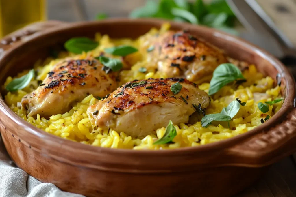 Forgotten Chicken Casserole With Rice