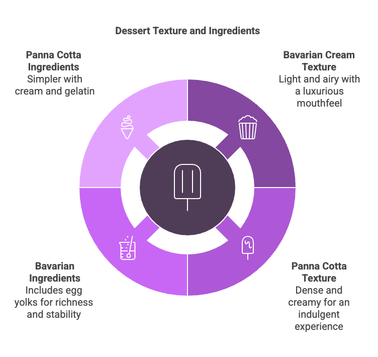 Key Differences Between Bavarian Cream And Panna Cotta Visual Selection