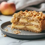 Modern Apple Crumble Cake Centerpiece
