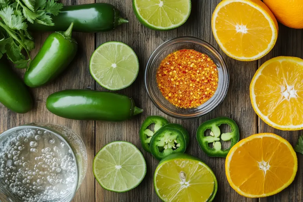 Non Alcoholic Spicy Margarita Ingredients