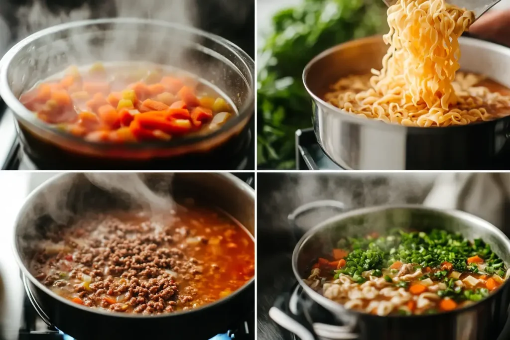 Steps Making The Recipe