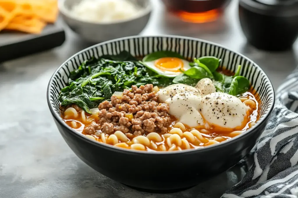 Variations Of Hamburger Noodle Soup